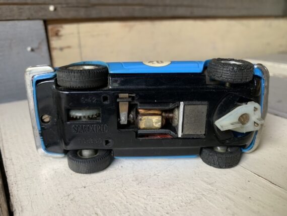 Scalextric 1:32 Seat 850 Abarth C42 blue slot car 1968 Spain - Image 6