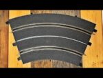 Fleischmann 3111 race track piece 1:32 curved 1/45 slot car 1970 Germany