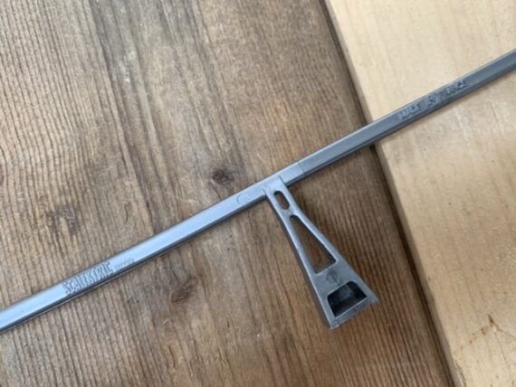 Scalextric Tri-ang track piece 1:32 10x crash barrier slot car 1970 France - Image 3