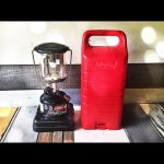 Coleman 222A camping lamp in hard case 1980 USA