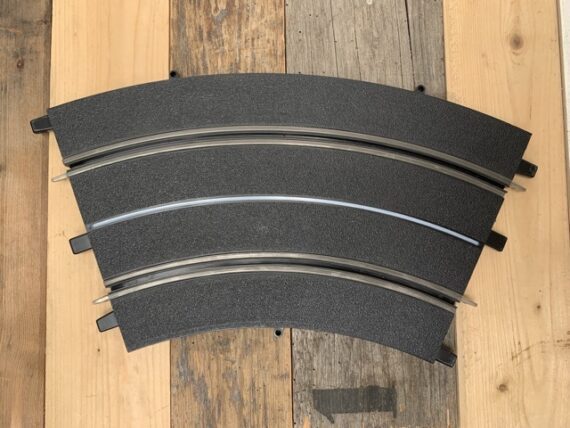 Fleischmann 3111 race track piece 1:32 curved 1/45 slot car 1970 Germany auto-rally
