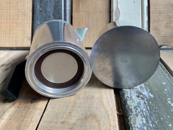 Alessi La Cupola aluminum Moka pot 6 cup Italy 1990 - Image 5