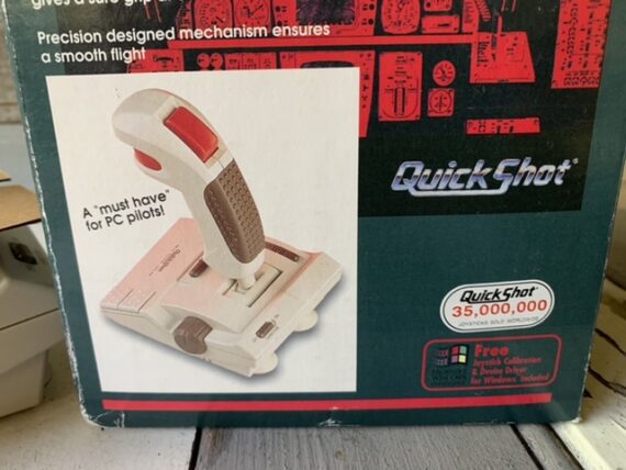 Quickshot Super Warrior PC Joystick boxed 1994 Hong Kong