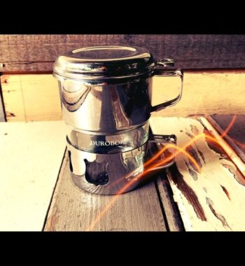 Durobor steel single serve drip coffee pot 1980 Holland