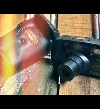 Pentax Espio 838 compact 35mm camera case 1990 Japan