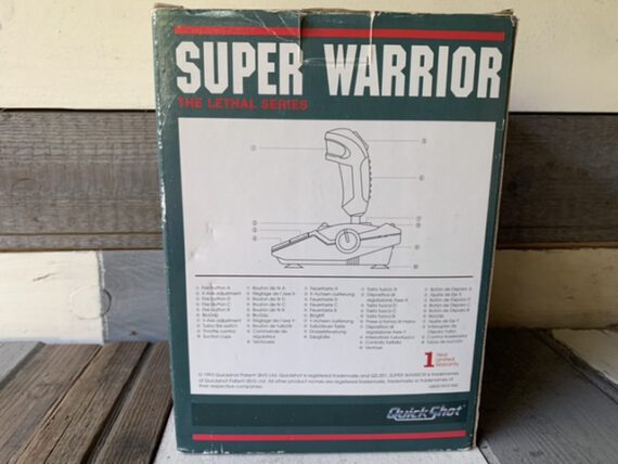 Quickshot Super Warrior PC Joystick boxed 1994 Hong Kong - Image 9