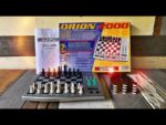 Orion 2000 Karpov chess draughts computer box Millennium 2000 Germany