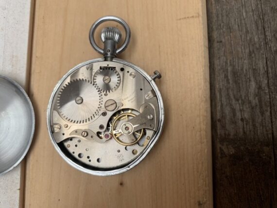 Football stopwatch BFG 795 metal mechanical 1960 Swiss - Image 6