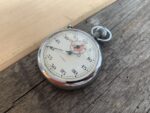 Football stopwatch BFG 795 metal mechanical 1960 Swiss