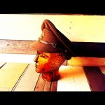 Military Police MP cap uniform hat size 55 ABL ADC 1966 Belgium