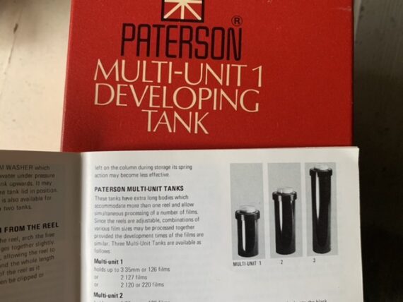 Paterson multi-unit 1 system 4 35mm multi Developing tank 1970 England - Image 5