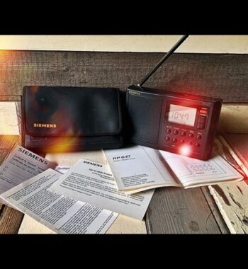 Siemens RP-647 PPL radio digital world receiver case 2000 Germany