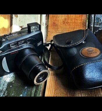 Minolta Riva Zoom 115 ex camera bag 1990 Japan