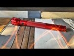 Maglite cherry red XL Flashlight 1990 USA