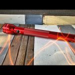 Maglite cherry red XL Flashlight 1990 USA