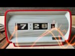 Digitor Mini Kosei turning numbers alarm clock 1960 Japan