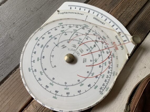 R&A Rost Wien air navigation slide rule full set 1950 Austria - Image 4