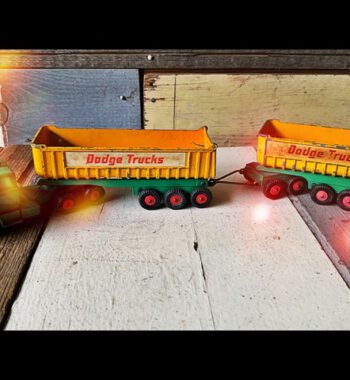 Matchbox K-16 Lesney kingsize dodge tractor and tippers 1970 England