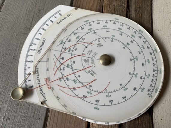 R&A Rost Wien air navigation slide rule full set 1950 Austria - Image 3