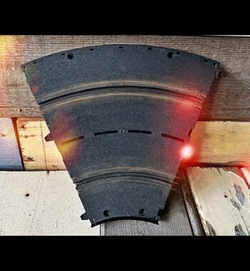 Carrera Universal 500 curved 132 racing track black lines 1960 Germany