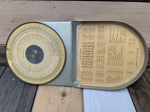 Alro HaTex Textile dealer Slide rule metal case 1950 Holland - Image 5