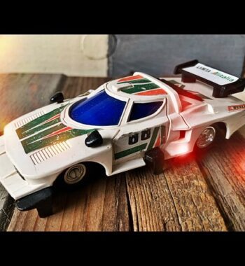 Standardized size 132 Lancia Stratos Alitalia slot car 1980 Hong Kong