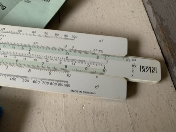 JE 650 WN slide rule case Germany 1970 Holland - Image 3