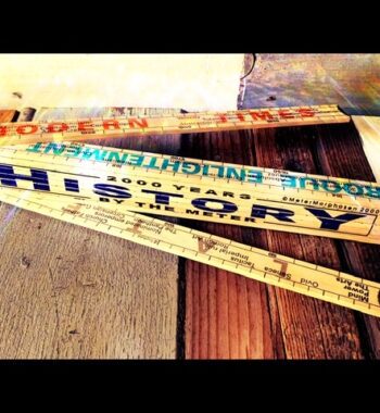 History by the meter Design Rule Metermorphosen 2000 Germany