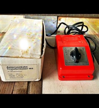 Carrera Universal 102 transformer slot car 7-14 Volt box 1980 Germany