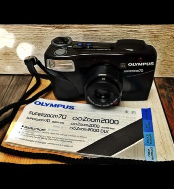 Olympus superzoom 70 camera manual 1980 Japan