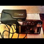 Olympus AF-10 camera 35mm compact bag 1990 Japan