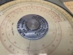 Alro HaTex Textile dealer Slide rule metal case 1950 Holland