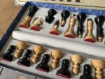 Chess set wood box 1980 Czechoslovakia - Image 4