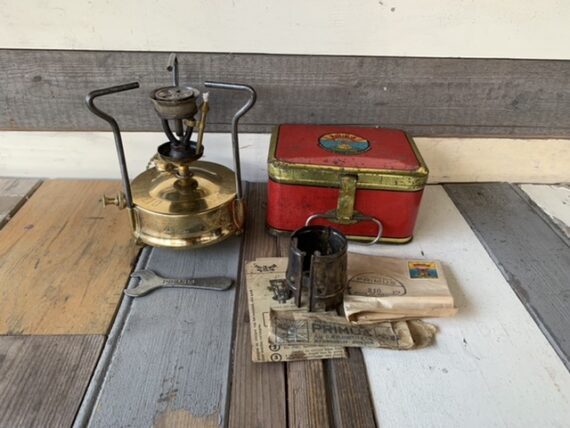 Primus 210 complete camping Stove in case 1950 Sweden - Image 8