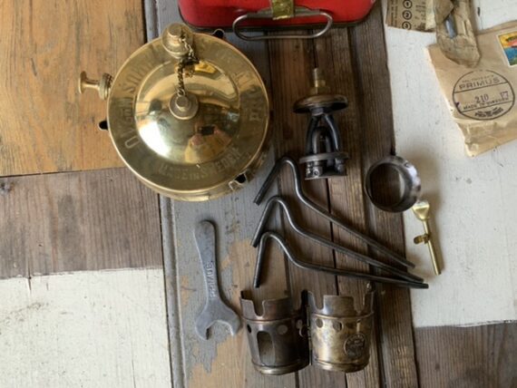 Primus 210 complete camping Stove in case 1950 Sweden - Image 4