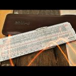 Graphoplex Statos pocket Concrete slide rule Roll-s pouch 1970 France