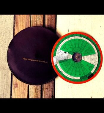 IWA 15106 flight computer circular slide rule TF 104 made ca. 1965 in Germany