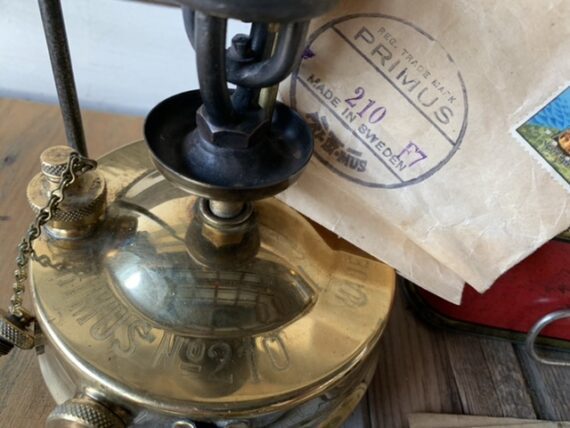 Primus 210 complete camping Stove in case 1950 Sweden - Image 2