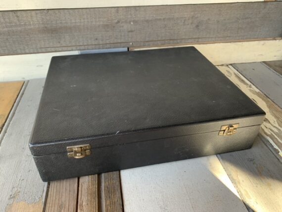 K&C bakelite roulette set wood box chips field 1950 England - Image 7