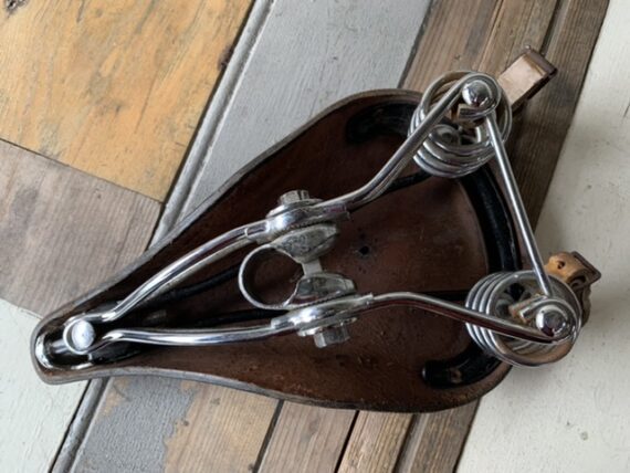 Brooks leather saddle bike B66 champion black 1990 England - Image 3