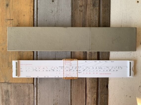 Aristo Strahlenschutz 10174 radiation slide rule 1960 Germany
