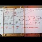 Aristo Strahlenschutz 10174 radiation slide rule 1960 Germany