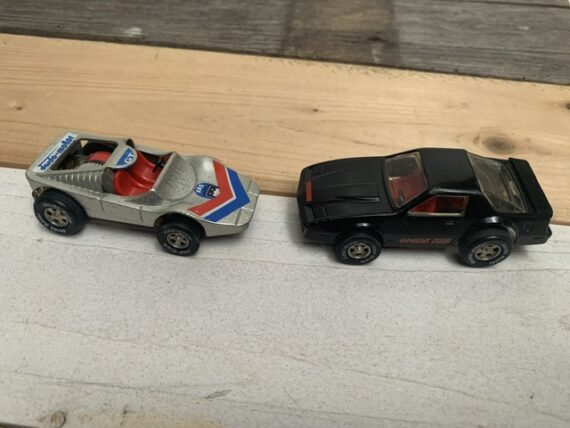 6x Darda cars Knight 2000 XAS silver 1990 Germany