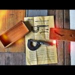 CEJ steel micro-meter in wooden case 1950 Sweden