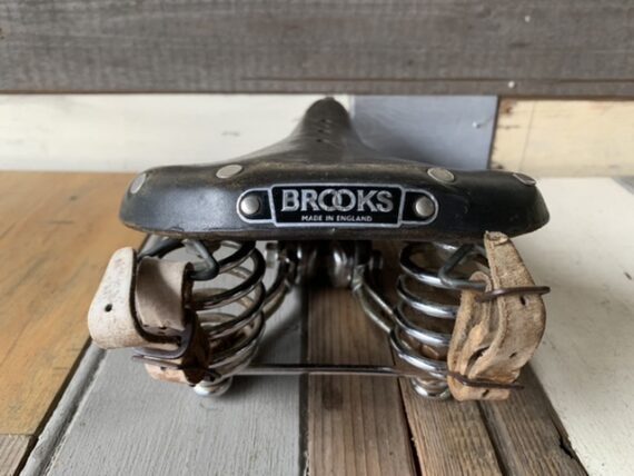 Brooks leather saddle bike B66 champion black 1990 England