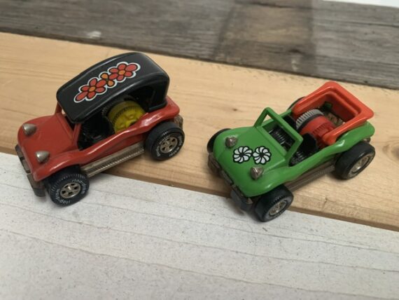 6x Darda cars red green flower Buggy buggies 1980 series 10 Germany