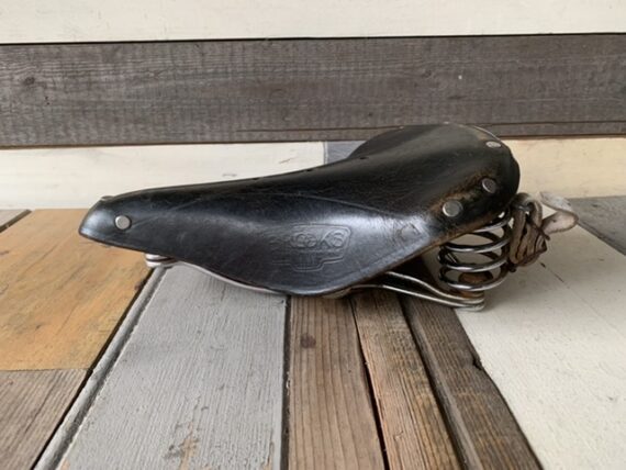 Brooks leather saddle bike B66 champion black 1990 England - Image 7
