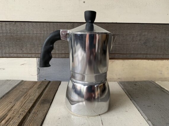 Bialetti Fiammetta moka pot aluminum percolator 2/3 cup Italy 2000 - Image 5