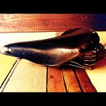 Brooks leather saddle bike B66 champion black 1990 England