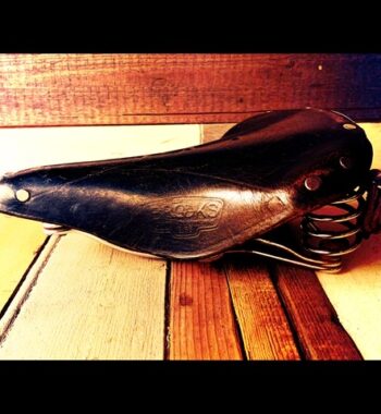 Brooks leather saddle bike B66 champion black 1990 England